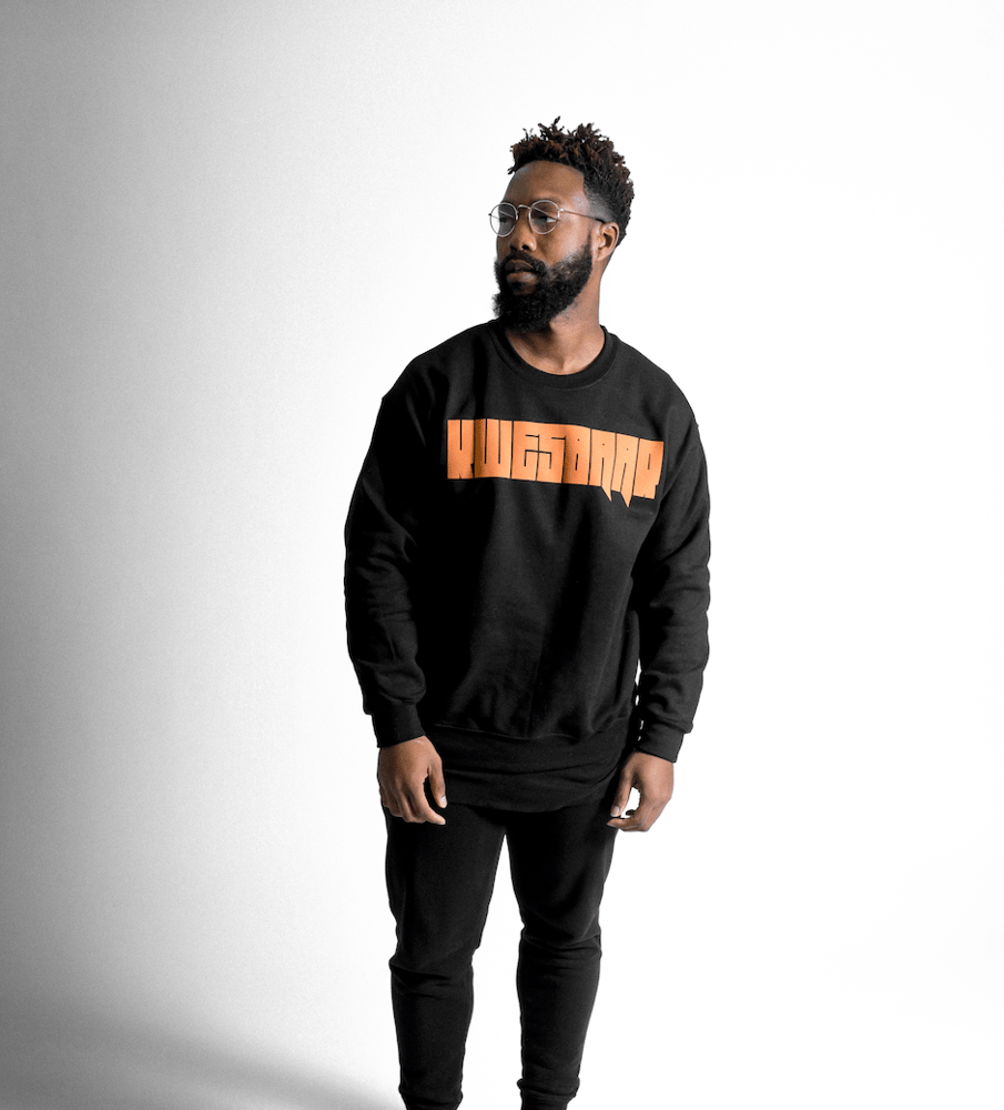 Image of KWESBAAR OG Billboard Crewneck Sweater (Pre-Order)
