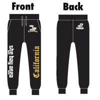 Image 1 of The Bay Area GTA Joggers Gold Edition (Black)