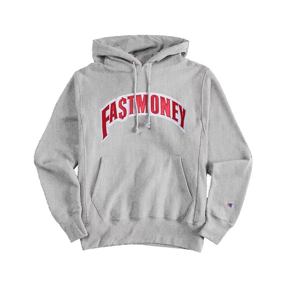 Grey hot sale money hoodie