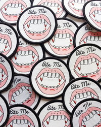Image 1 of Bite Me Iron-on Patch