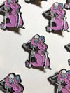 Bad Acts enamel pin