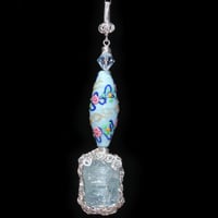 Image 2 of Rough Aquamarine Crystal Handmade Pendant 