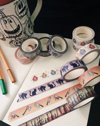 Image 2 of Demon Cat Washi Tape