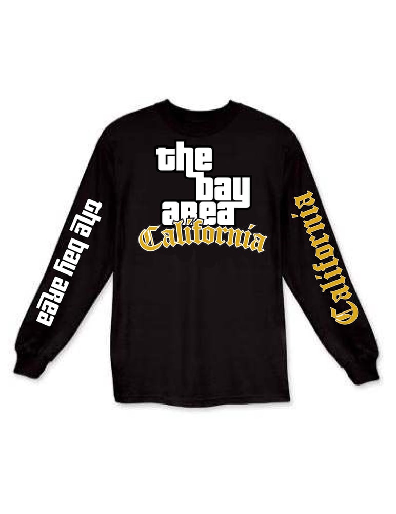 Image of The Bay Area GTA LongSleeve Gold Edition (black)
