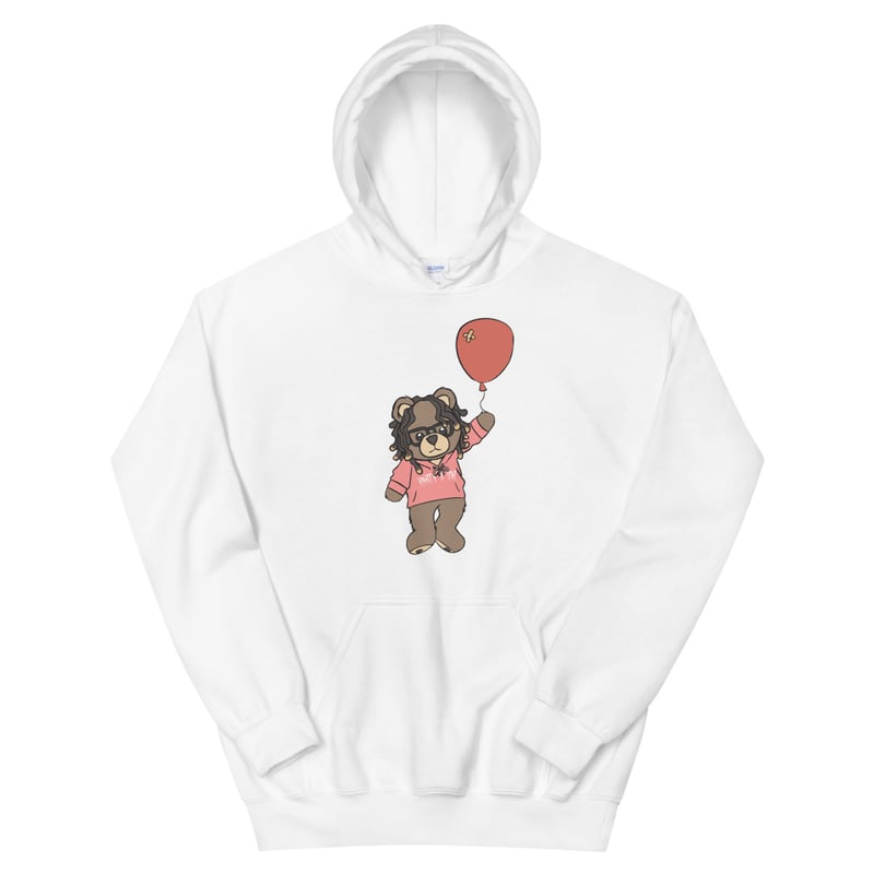 Image of Oakley the Bear Hoodie (White)