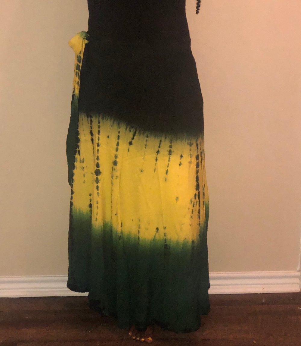 Jamaican wrap skirt 