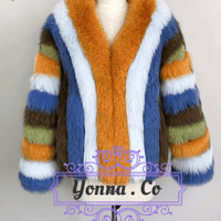 Rainbow Fox Fur