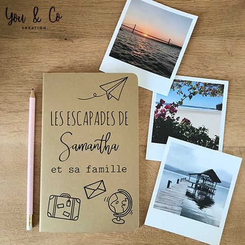 Carnet de voyage personnalisable (version escapades)