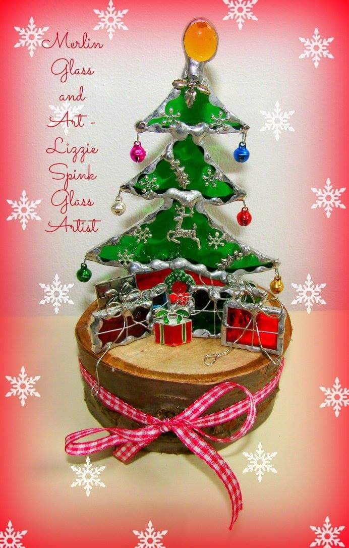 Image of Christmas Tree Table Centre Piece 