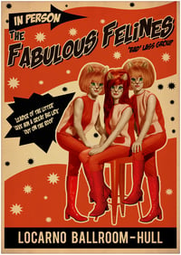 Fabulous Felines Poster Print