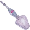 Chunky Morganite Crystal Handmade Pendant 
