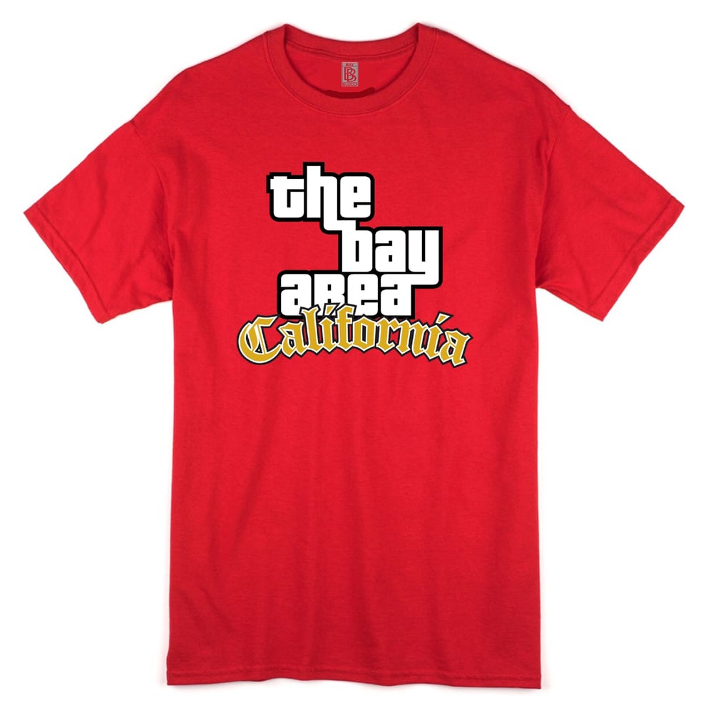 Image of The Bay Area GTA Gold Edition Tee (Red)