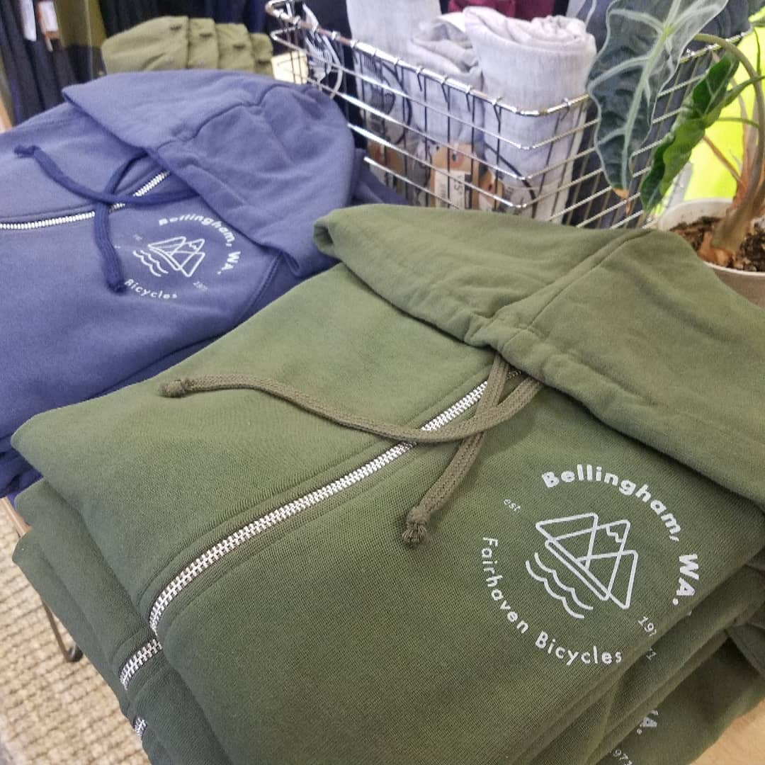Image of Fairhaven Bicycles x Bellingham,  WA French Terry Hoodie