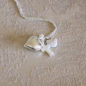 Image of Personalised Christening Necklace