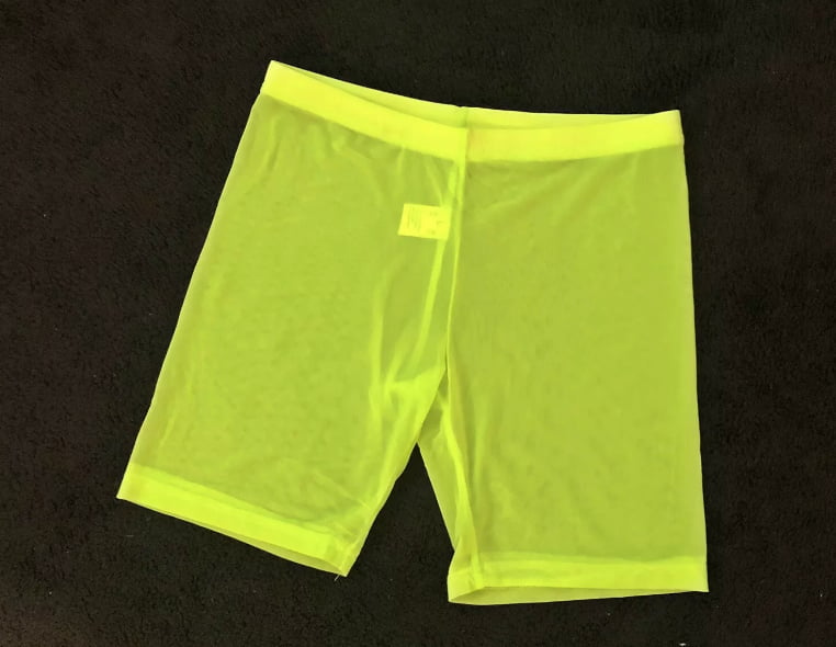 neon green swimsuit cover up