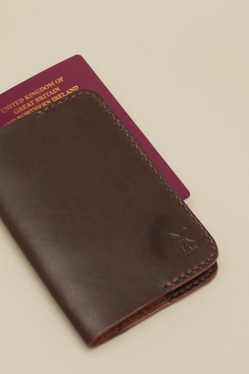 Image of Passport Case in Walnut