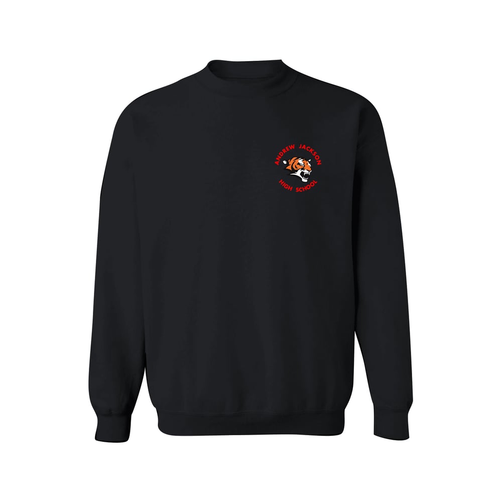 Image of BLACK CREWNECK SWEATER 