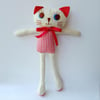 Kitty Cat Handmade Cloth Doll-Rosie