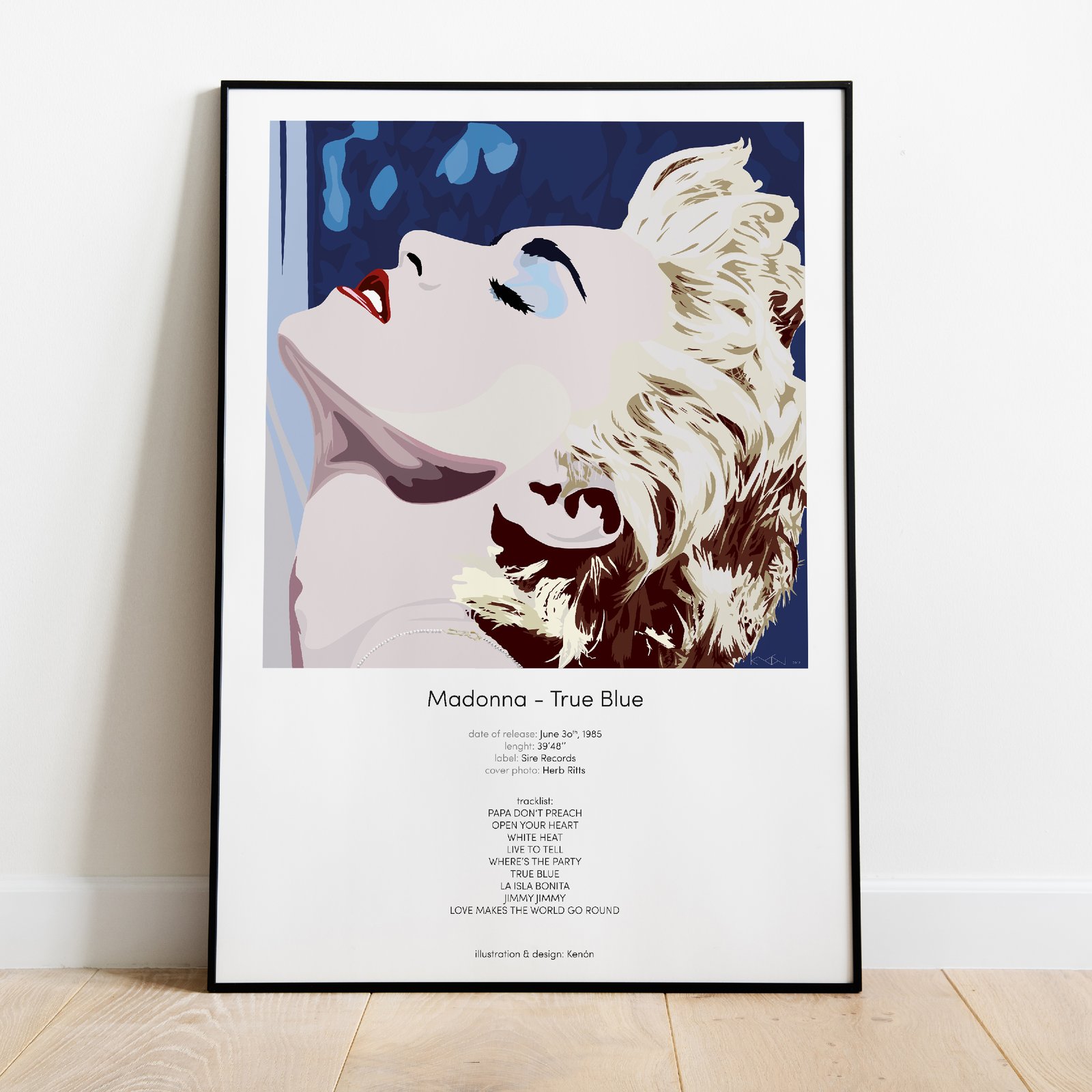 Madonna - True Blue - poster