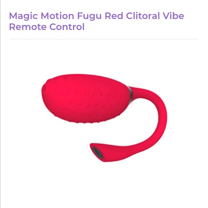 Image of Magic Motion Fugu Clitoral Vibe Remote Control