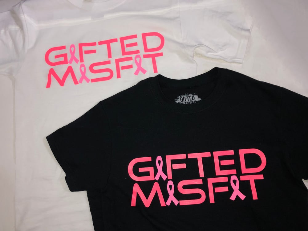 Image of GIFTED MISFIT BREAST CANCER SHIRT