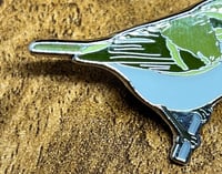 Image 4 of Pallas's Warbler - No.107 - UK Birding Pins - Enamel Pin Badge