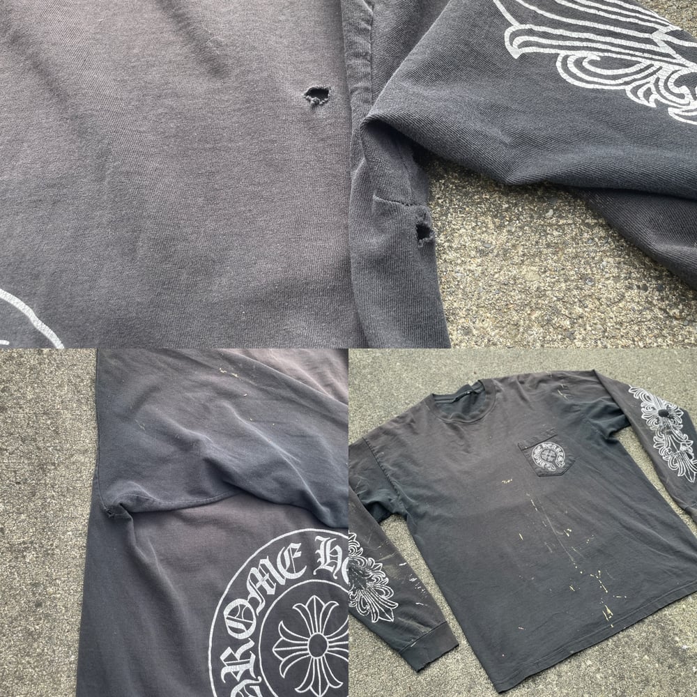 Image of Vintage Chrome Hearts London Longsleeve Shirt