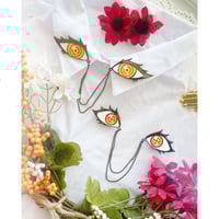 Image 1 of Chainsaw Man Chained Collar Pins