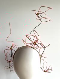 Image 4 of Burnt orange wired flowers