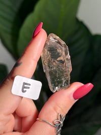 Image 6 of CHOOSE YOUR OWN MINI RUTILE SMOKEY QUARTZ POINTS (NATURAL UNPOLISHED POINTS) -BRAZIL- LOT 2