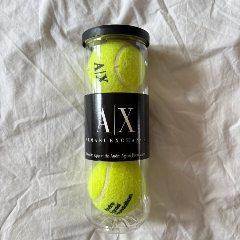 Image of Armani Exchange for the Andre Agassi Foundation Tennis Ball Set