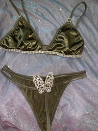 Image 2 of Olive green set 