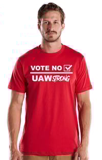 Red Vote No UAW Tee