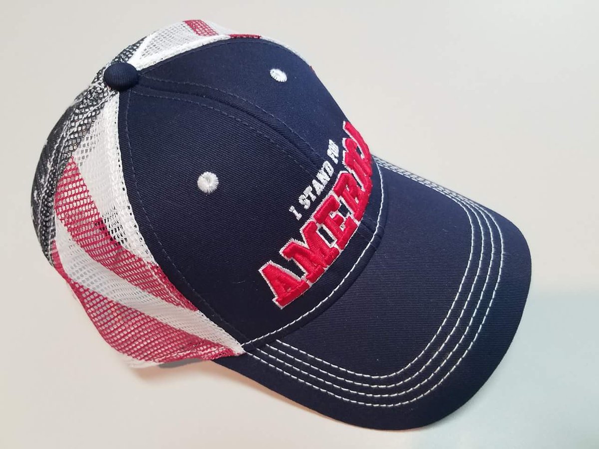 Image of I STAND FOR AMERICA MESH CAP