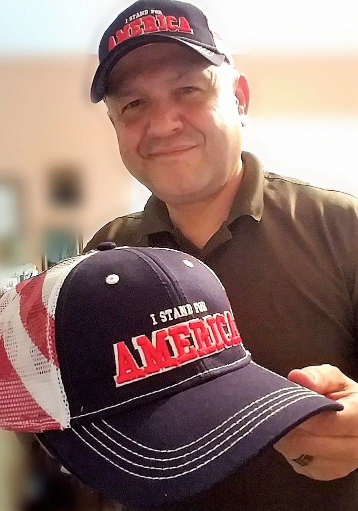 Image of I STAND FOR AMERICA MESH CAP