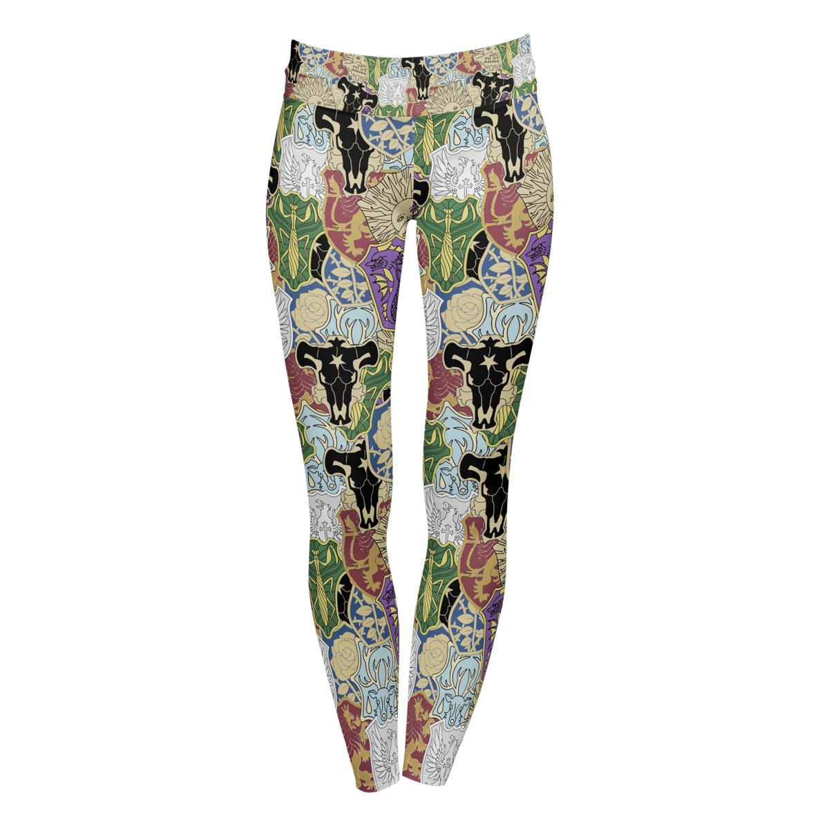 Image of Black Clover Guilds Collage Leggings