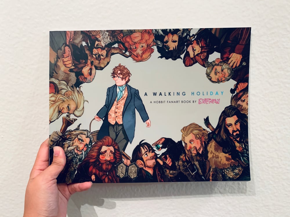 Image of  A Walking Holiday, The Hobbit Fanart Book by Ewebean