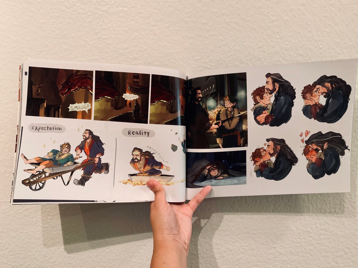 Image of  A Walking Holiday, The Hobbit Fanart Book by Ewebean