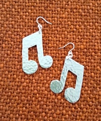 Image 4 of Musical note brooch, necklace or earrings.