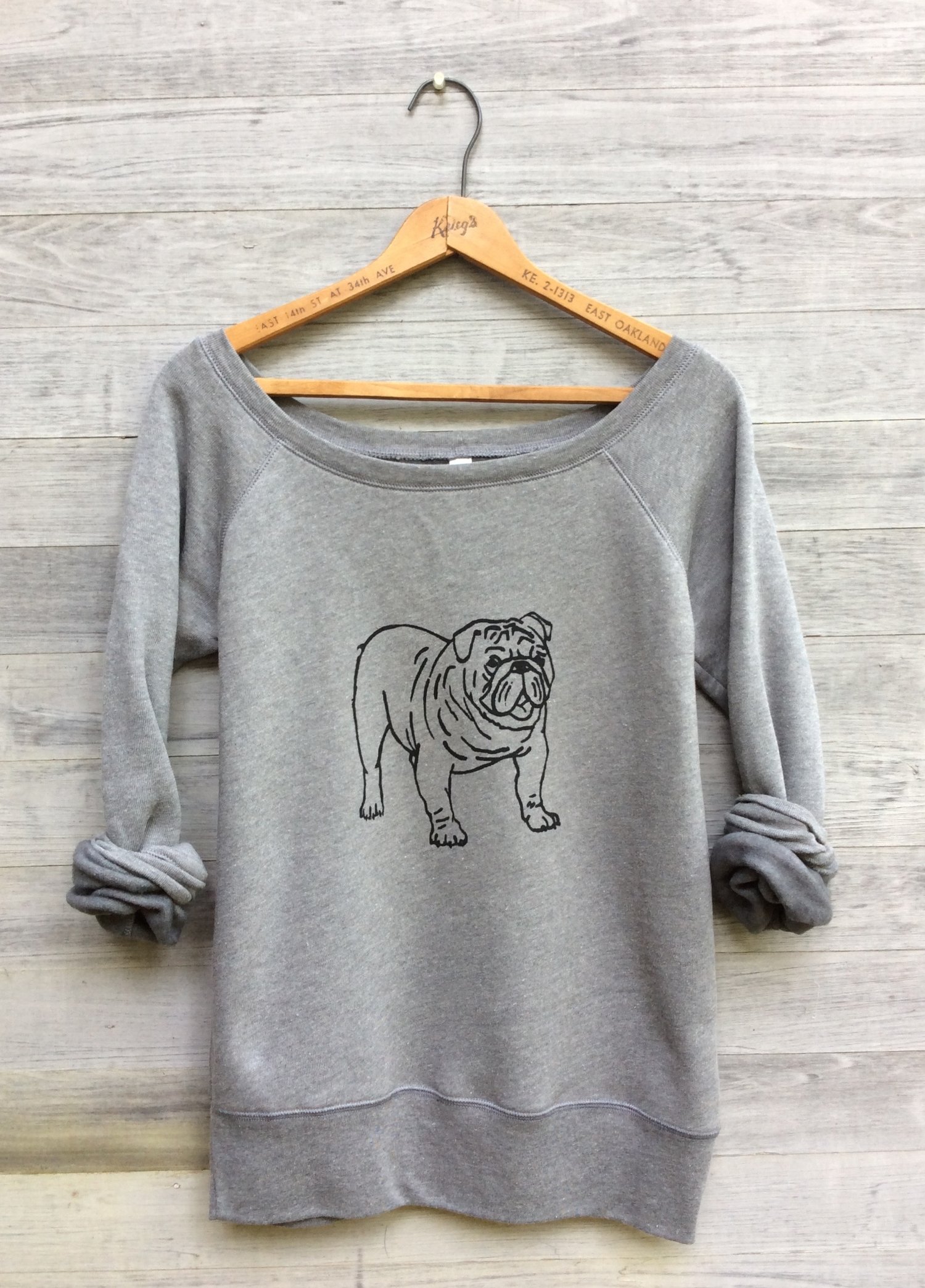 Bulldog Sweatshirt | Nic and the Newfie Bulldog Sweatshirt | Nic and the Newfie
