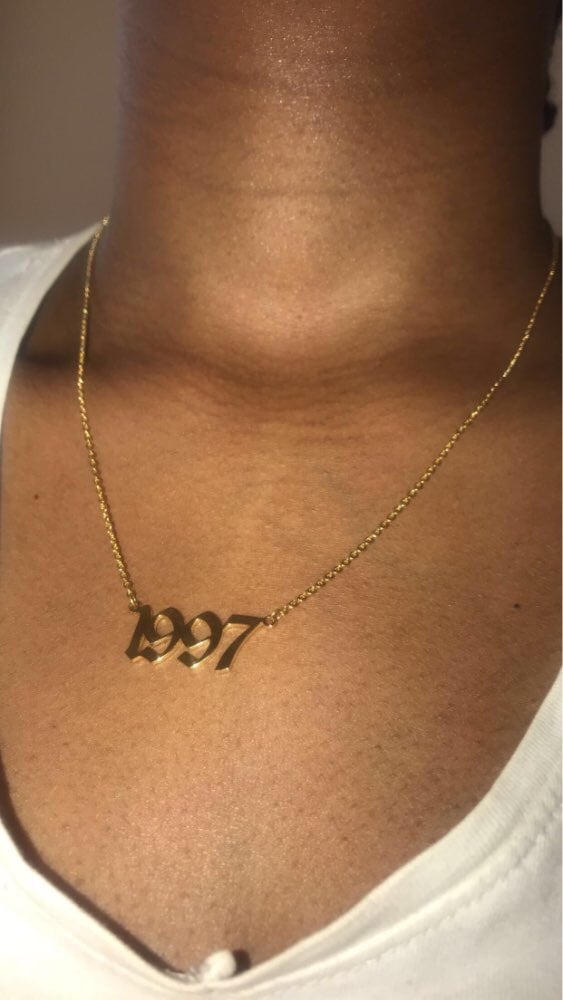 Image of Birth Year Necklace 