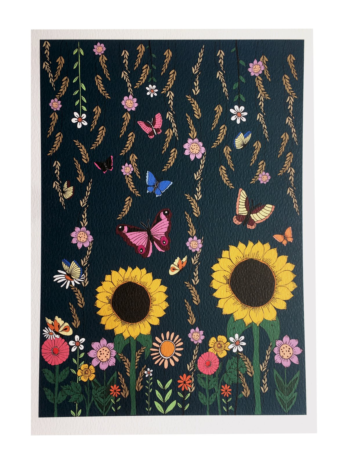Sunflower A4 Print 