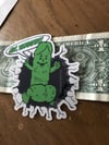 Green Weenie Man Sticker