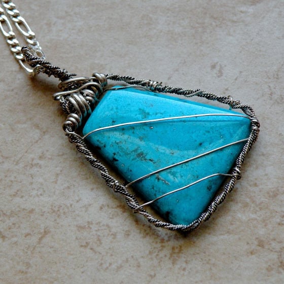 Image of Bisbee Mine Turquoise Necklace