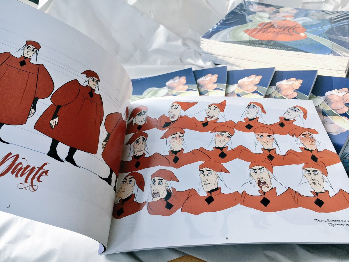 Image of DANTE THE PILGRIM Original Artbook