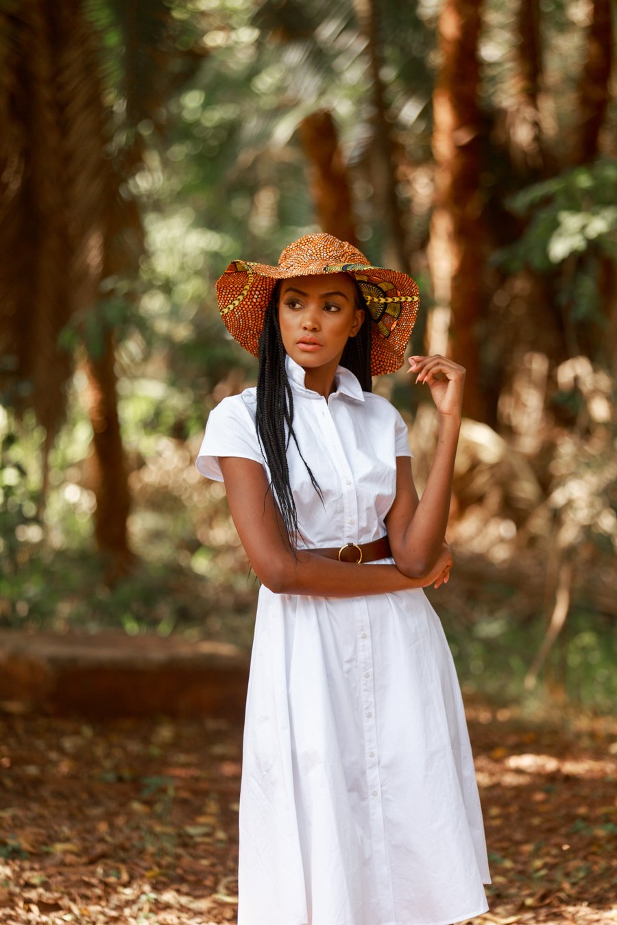 Image of Sunsetta™ Tropical Safari wide brim sun hat by Kendi Amani