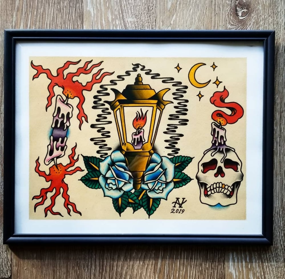 Image of "Light That Never Goes Out" Flash print