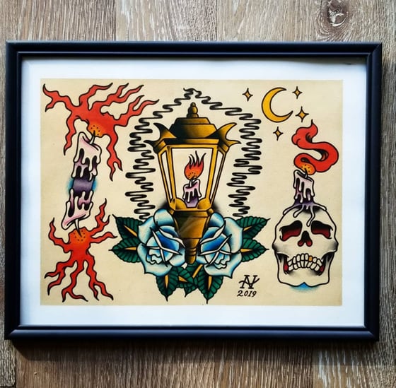 Image of "Light That Never Goes Out" Flash print