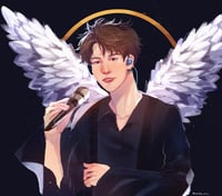 Pre-order: Angel Jimin - art print