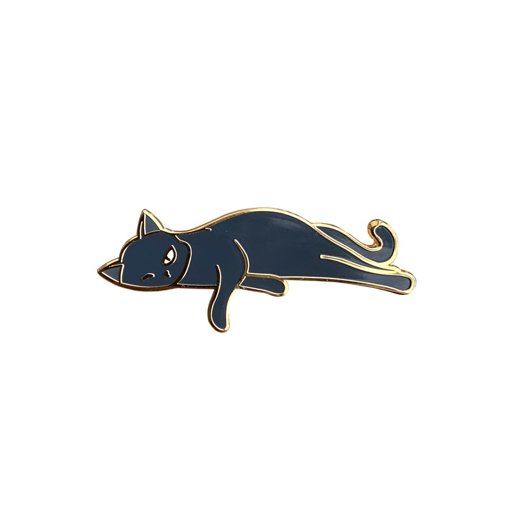 Image of Bounty the Cat Pin: Clinomania